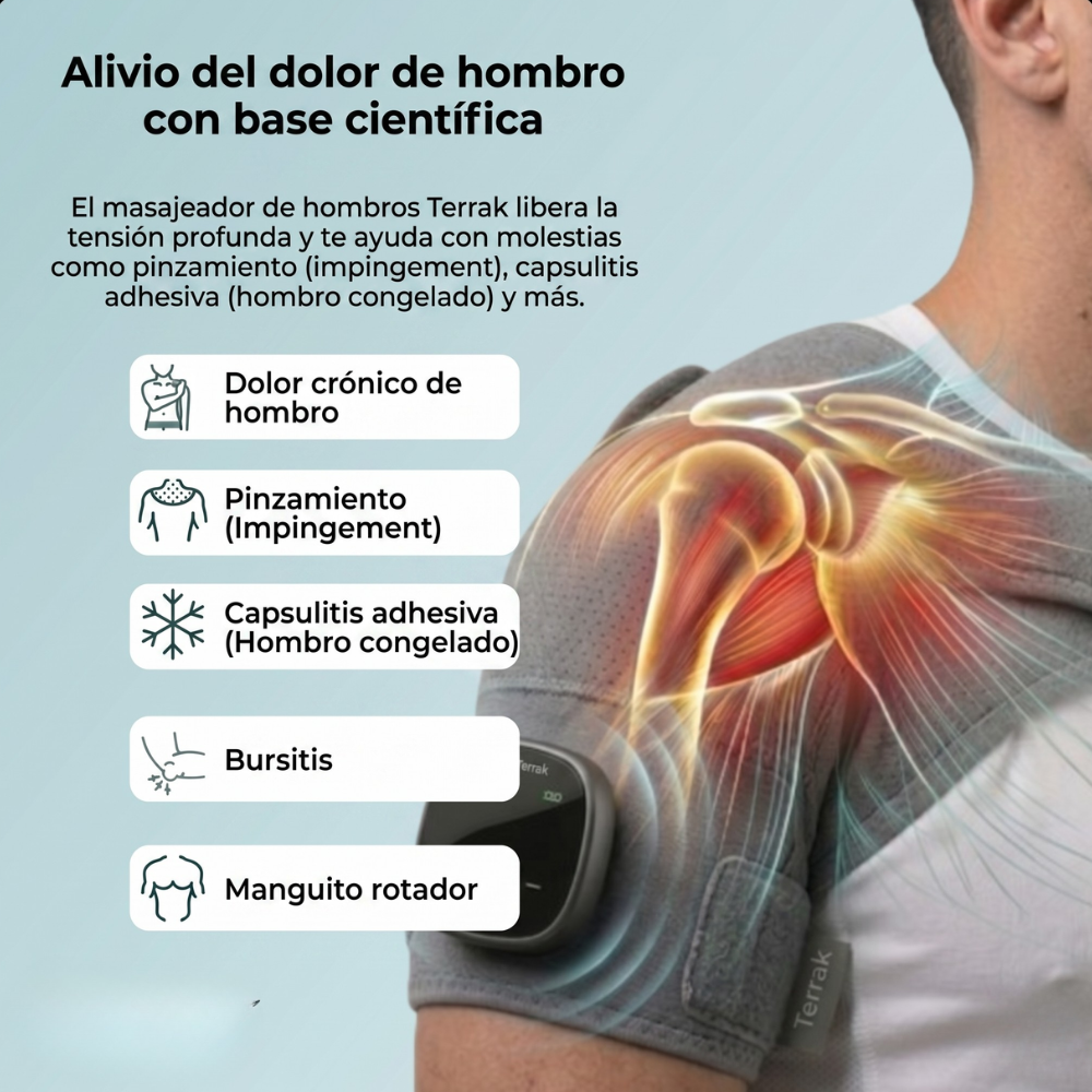 Masajeador de hombros 3 en 1 Terrak